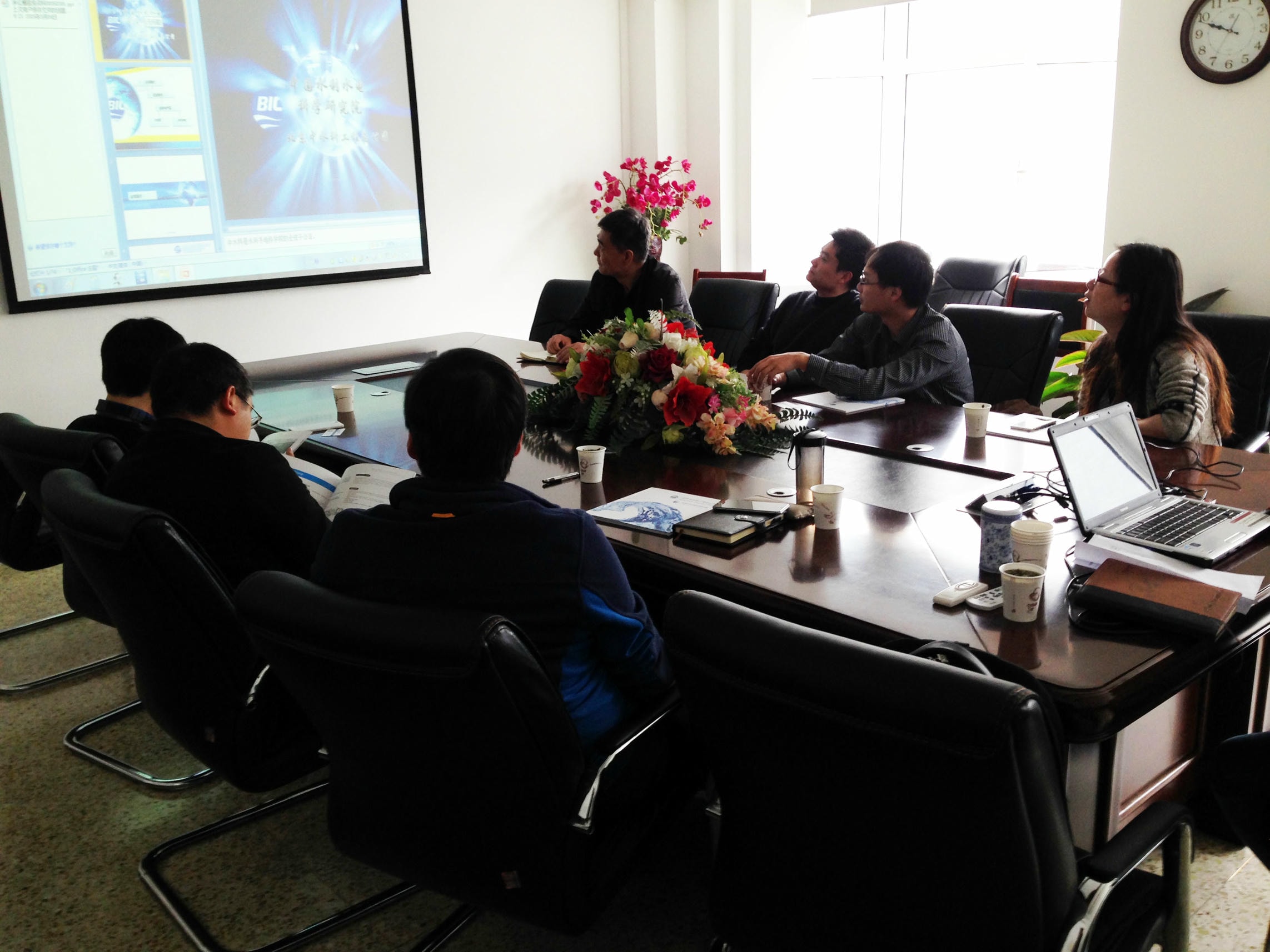 貴州環(huán)保廳，貴陽環(huán)保局領(lǐng)導(dǎo)來北京中水科進(jìn)行考察